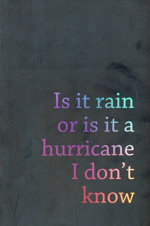 Is it rain or is it a hurricane I don’t know / [texty Michal Koleček ; překlad Josef Procházka]