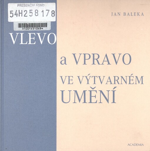 Vlevo a vpravo ve výtvarném umění / Jan Baleka