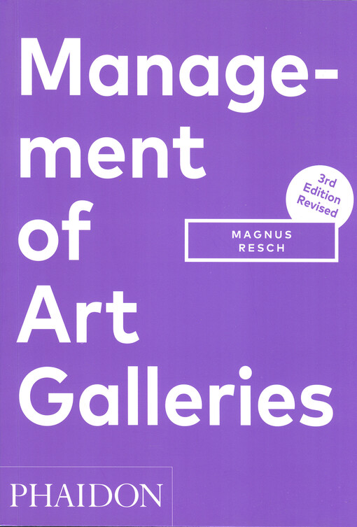 Management of art galleries / Magnus Resch