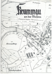 Krummau on der Moldau : 4. Fassung der Teilpläne, 2. Fassung des Gesamtplanes (odkaz v elektronickém katalogu)