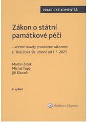 Zákon o státní památkové péči : praktický komentář  (odkaz v elektronickém katalogu)