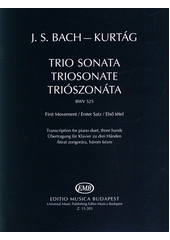 Trio Sonata BWV 525 : First movement : Transcription for piano duet (odkaz v elektronickém katalogu)