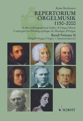 Repertorium Orgelmusik : Komponisten - Werke - Editionen : 1150-2000 : 57 Länder : eine Auswahl = A bio-bibliographical index of organ music : composers - works - editions : 1150-2000 : 57 countries : a selection = Catalogue bio-bibliographique de musique d'orgue : compositeurs - oeuvres - éditions : 1150-2000 : 57 pays : une sélection. Band II, Orgel + Instrument(e (odkaz v elektronickém katalogu)